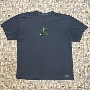 Life is good blue tee